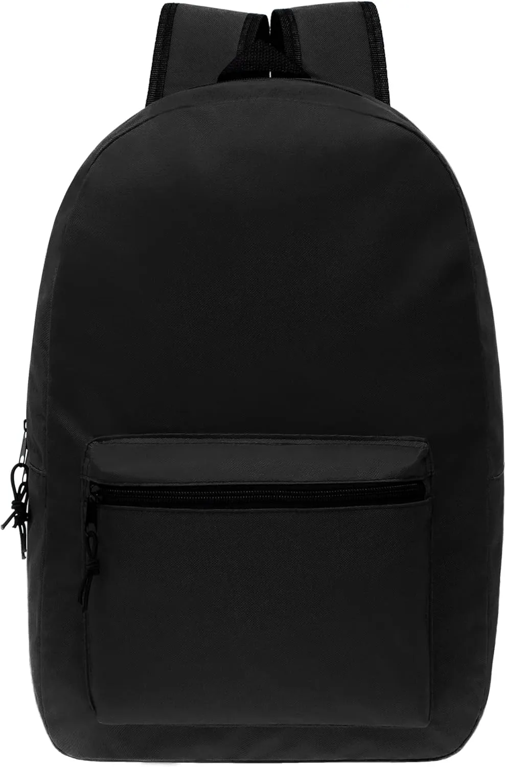 Moda West 17 Inch Bulk Backpacks with 18 Piece School Supplies Kits - Pens, Pencils, Crayons - Case of 12 Wholesale Backpacks in Black Color