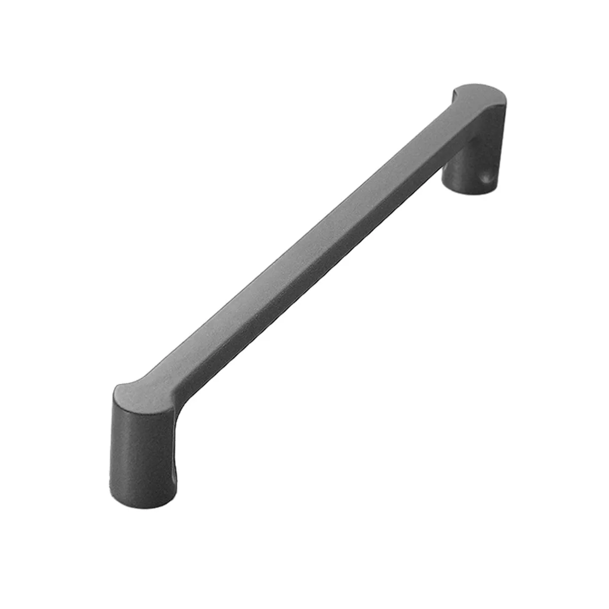 Modern Brushed Brass Cabinet Pull Handles – Matte Black Finish Grey