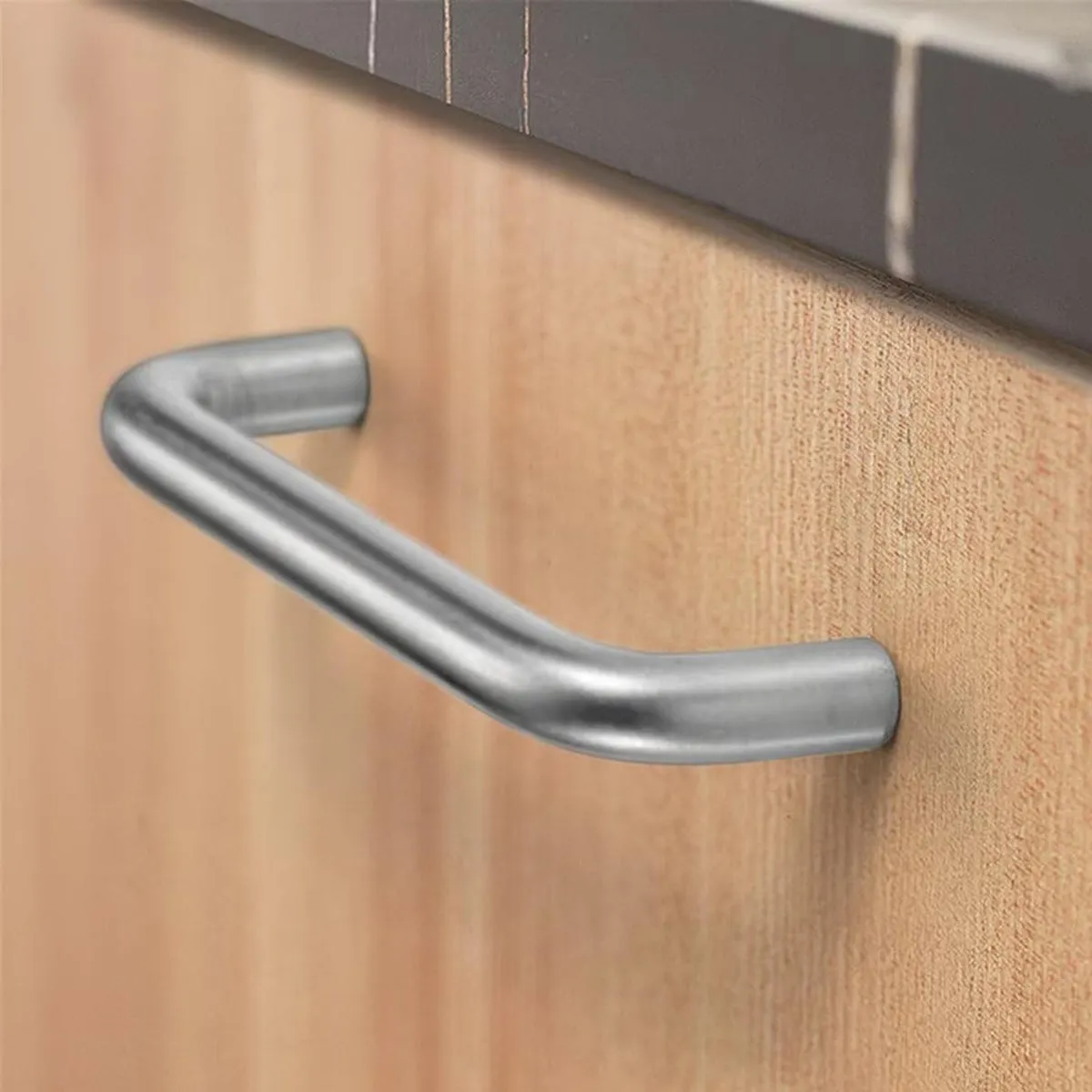 Modern U-Shaped Cabinet Handles – Sleek Brass & Chrome Drawer Pulls