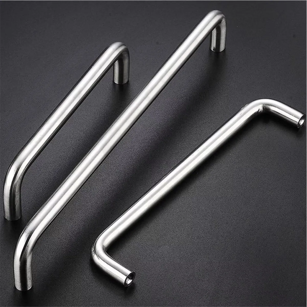 Modern U-Shaped Cabinet Handles – Sleek Brass & Chrome Drawer Pulls