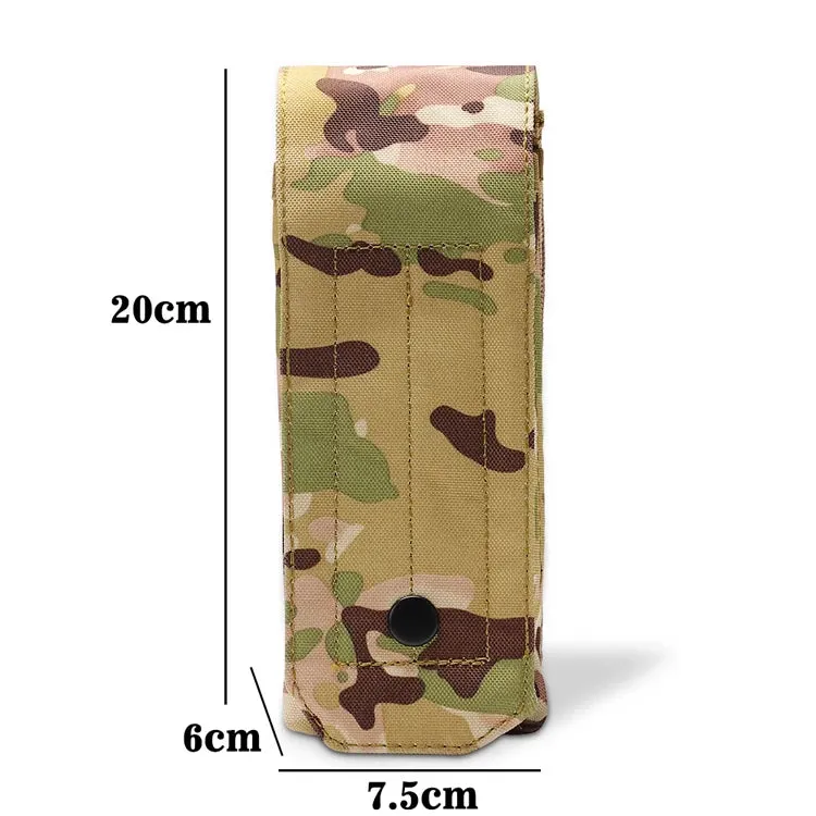 MOLLE Tactical Bag Single Pouch Military Clip with Button - Outdoor Gear