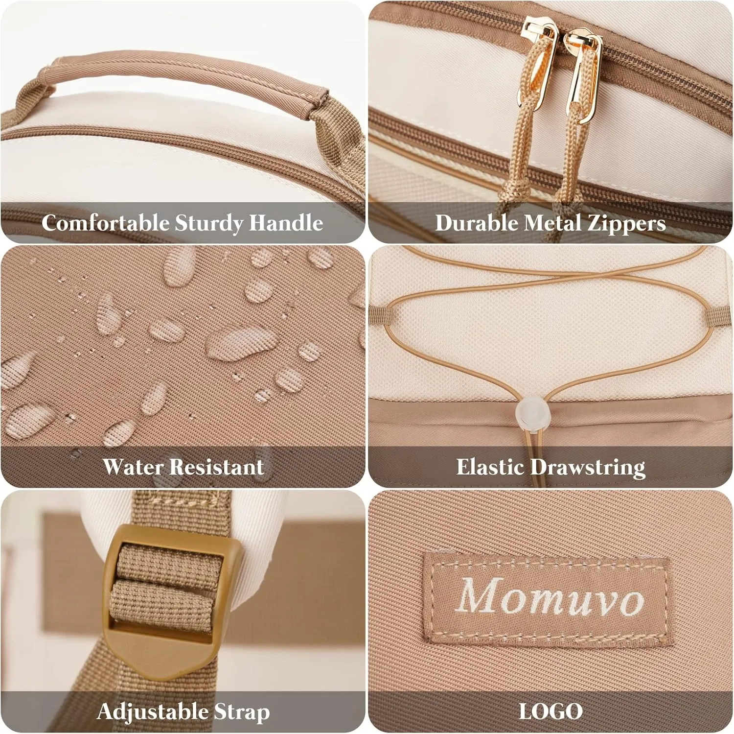 MOMUVO Classic Backpack for Women, Lightweight High School Bookbag for Teens Girls, Waterproof 15.6 Inch Laptop Bag with USB Charging Port for College Work Travel Trip