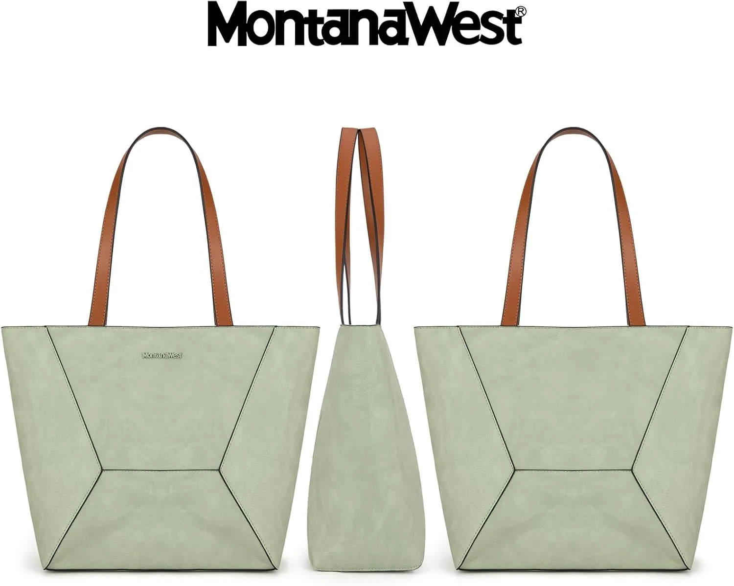 Montana West Tote Bag for Women Work Top Handle Handbags and Purses