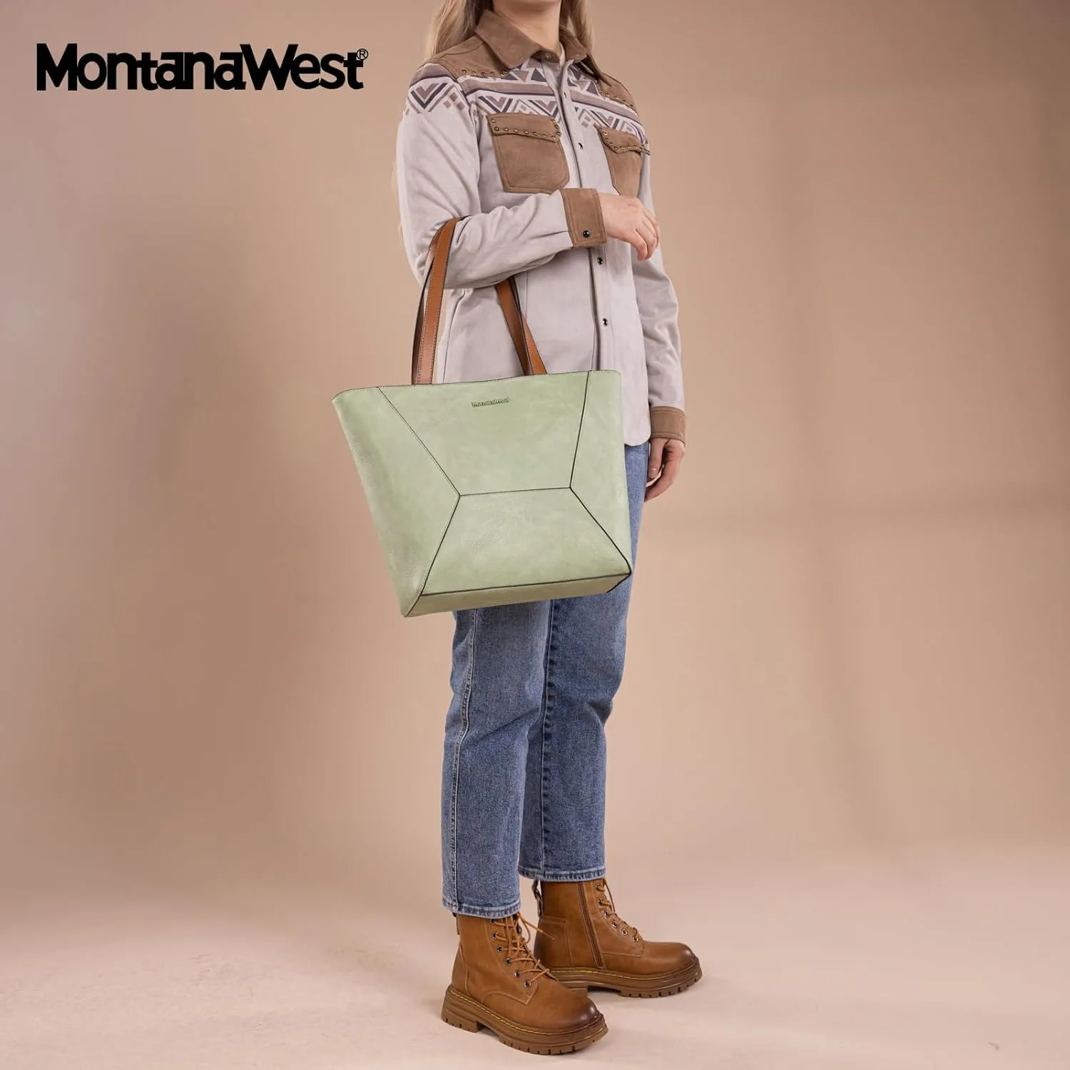 Montana West Tote Bag for Women Work Top Handle Handbags and Purses