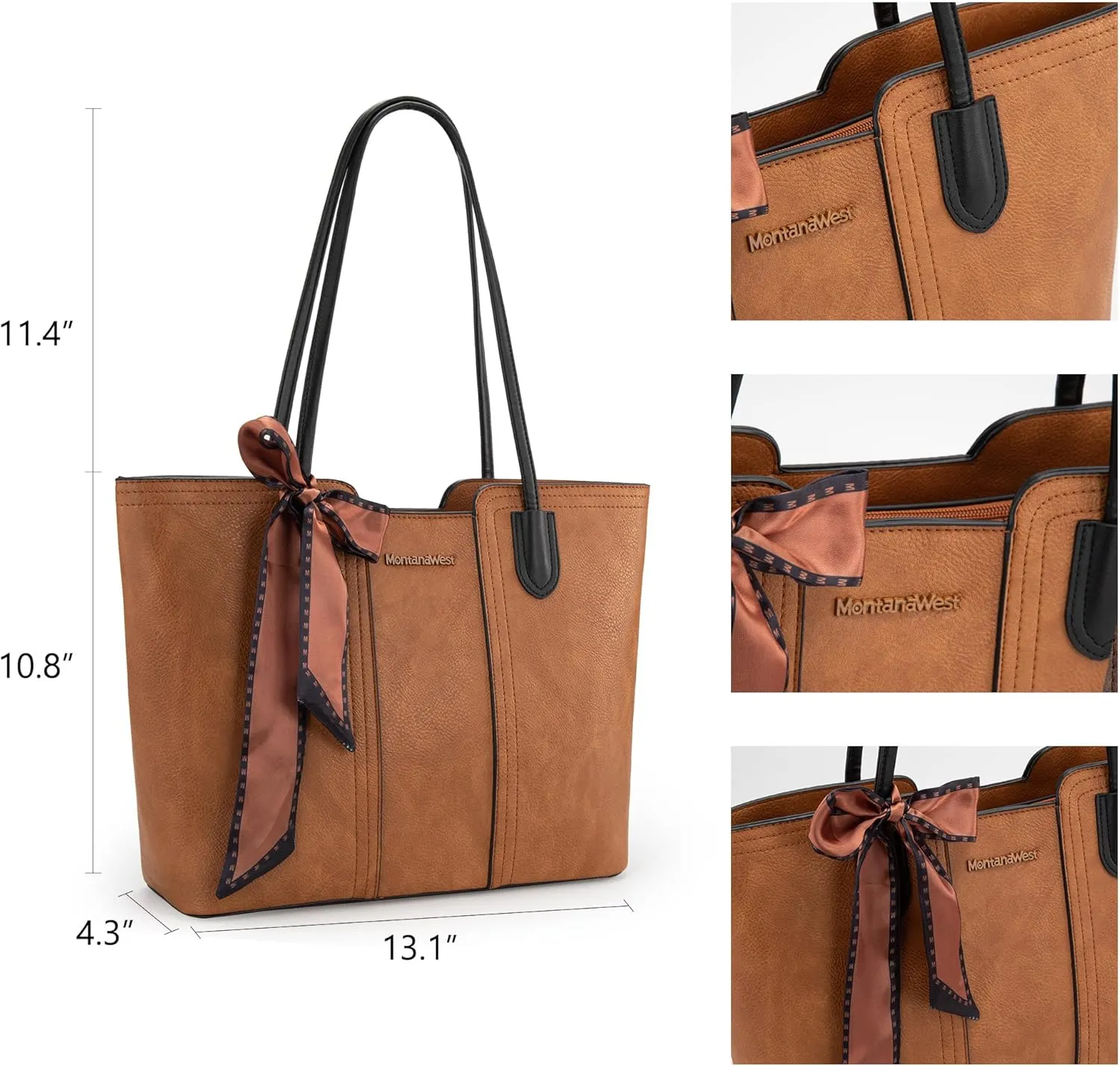 Montana West Tote Bags for Women Medium Top Handle Satchel Purses