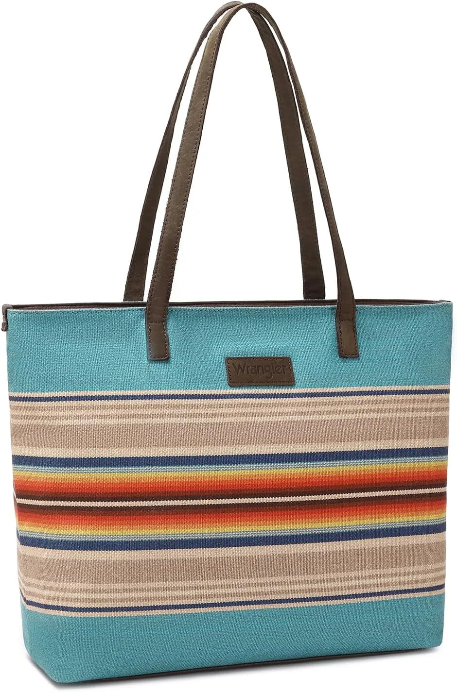 Montana West Wrangler Tote Bag for Women Canvas Shoulder Handbag Aztec Purse