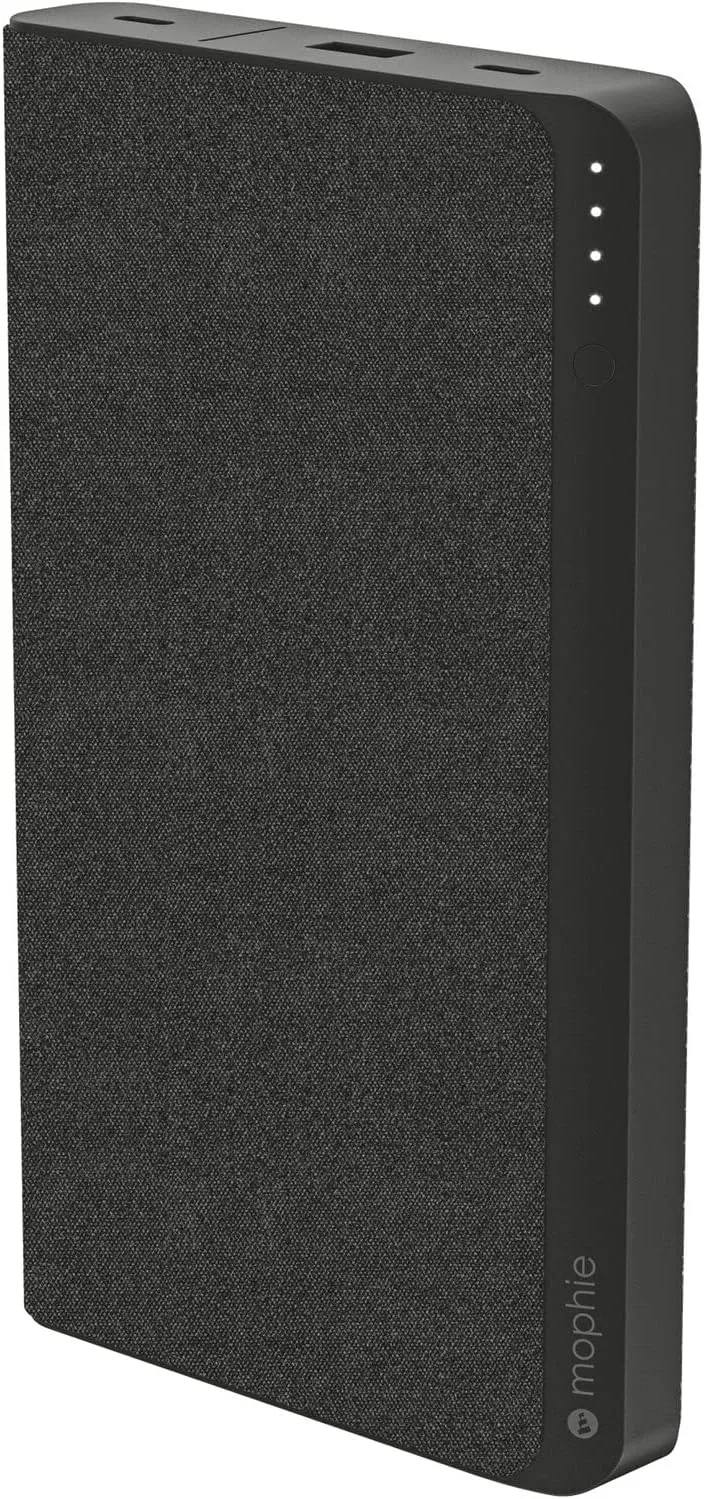 Mophie Laptop Power Bank USB C 26,000 PD Fast Charging Portable Charger for Laptop and Mobile Devices, MacBook Air, iPad, iPhone, Galaxy, Black