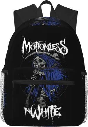 Motionless Rock In White Casual Backpack Large Lightweight Travel Bag Classic Laptop Daypack for Men Women Backpack