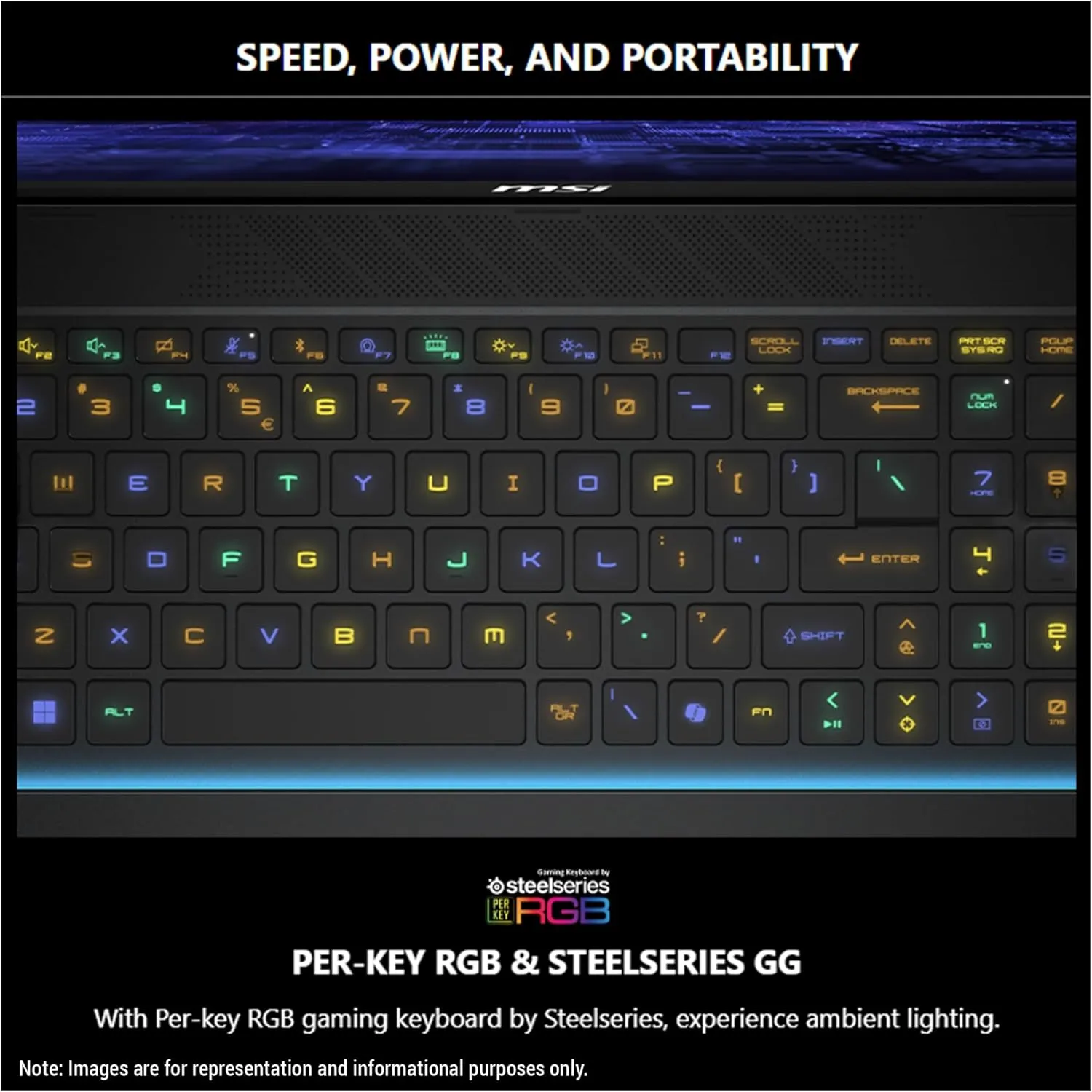 MSI Stealth 18 AI Studio Gaming Laptop, Intel Ultra 9-185H, 32 GB DDR5 RAM, 2 TB PCle SSD, 18” QHD  (2560x1600) 240Hz, Nvidia G-Force RTX 4080, Backlit Keyboard, W11 Pro
