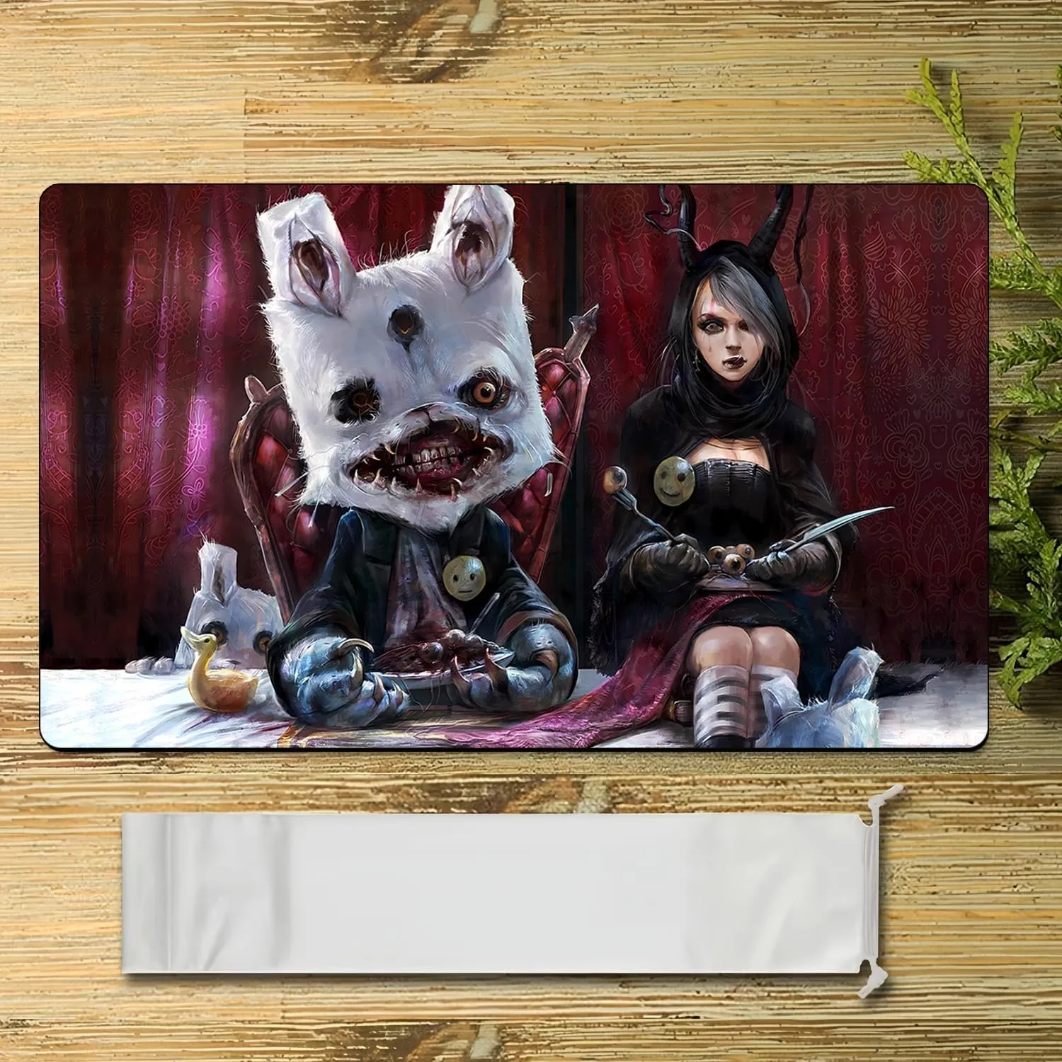 MTG Playmat - 24 x 14 Inches, Smooth Rubber Surface, Battle Game Mat for MTG DTCG CCG RPG Trading Card Games
