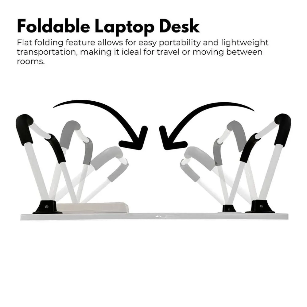 Multifunctional Portable Laptop Desk with USB Charge Port