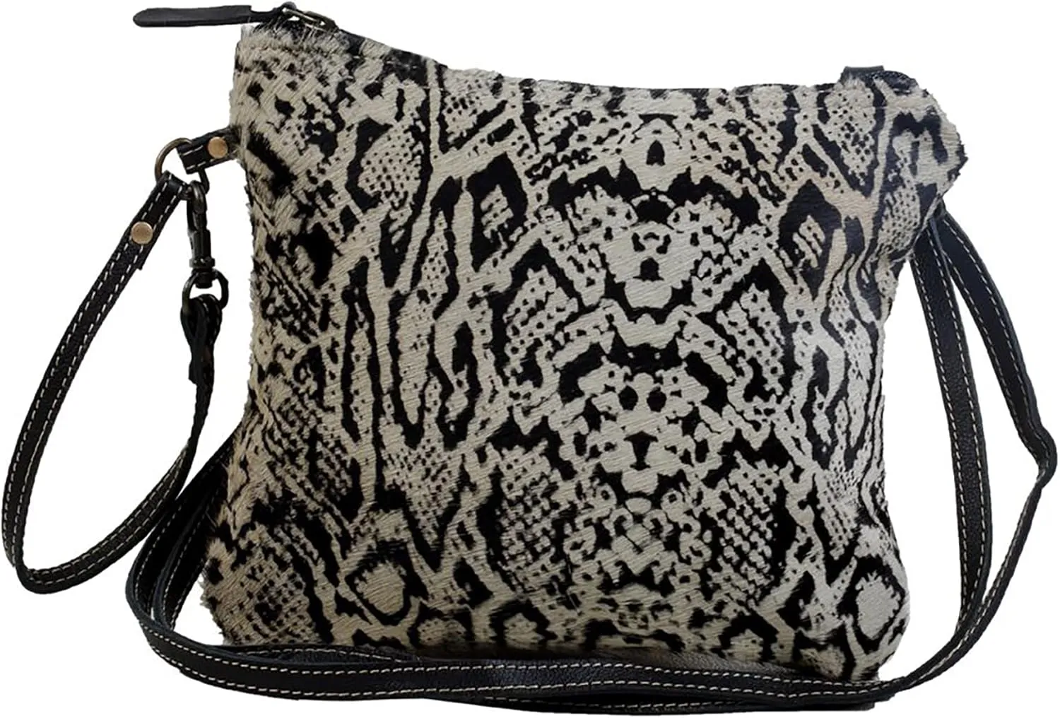 Myra Bag Western Hairon Crossbody Bag for Women - Leather Purse Shoulder Bag Fun Loving