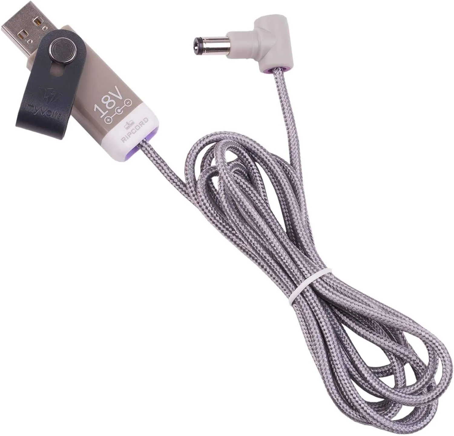 myVolts Ripcord USB to 18V DC Power Cable Compatible with Trace Elliot SM7EQ Effects Pedal
