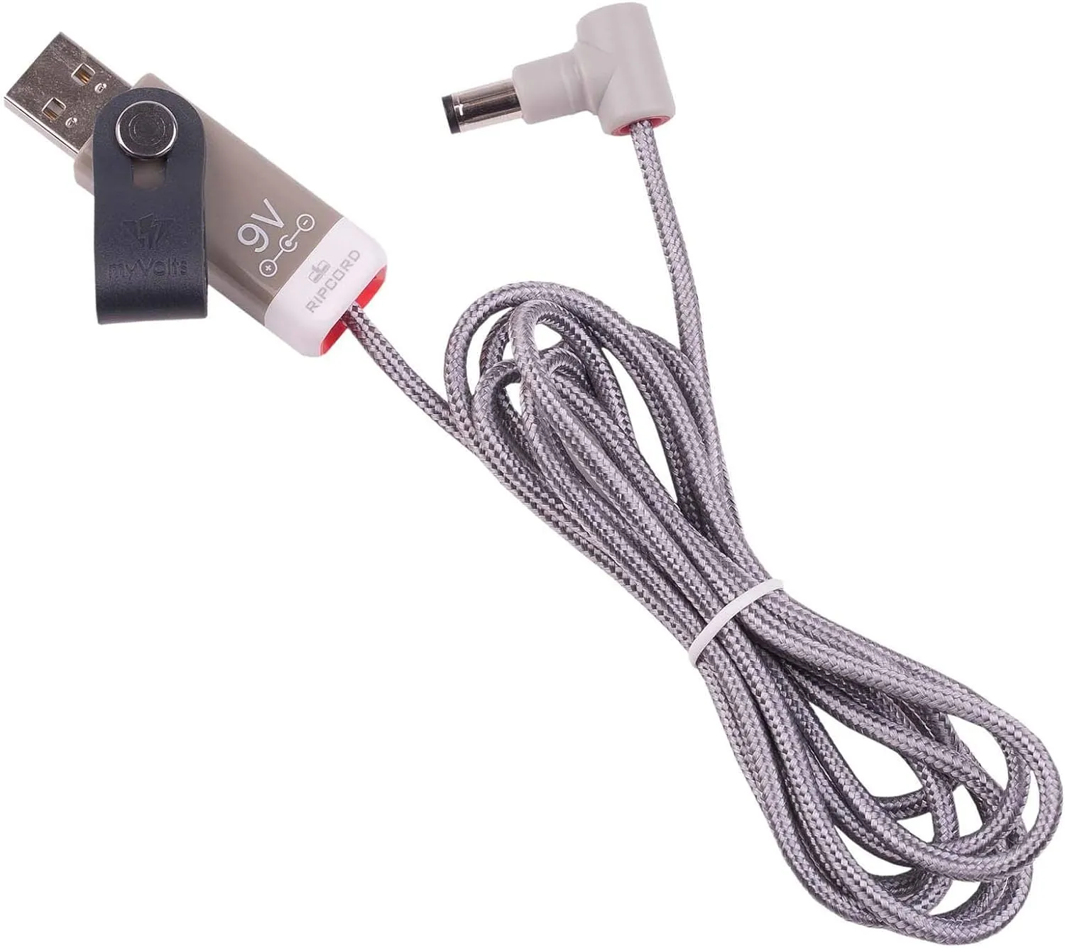 myVolts Ripcord USB to 9V DC Power Cable Compatible with Fulltone Catalyst Effects Pedal