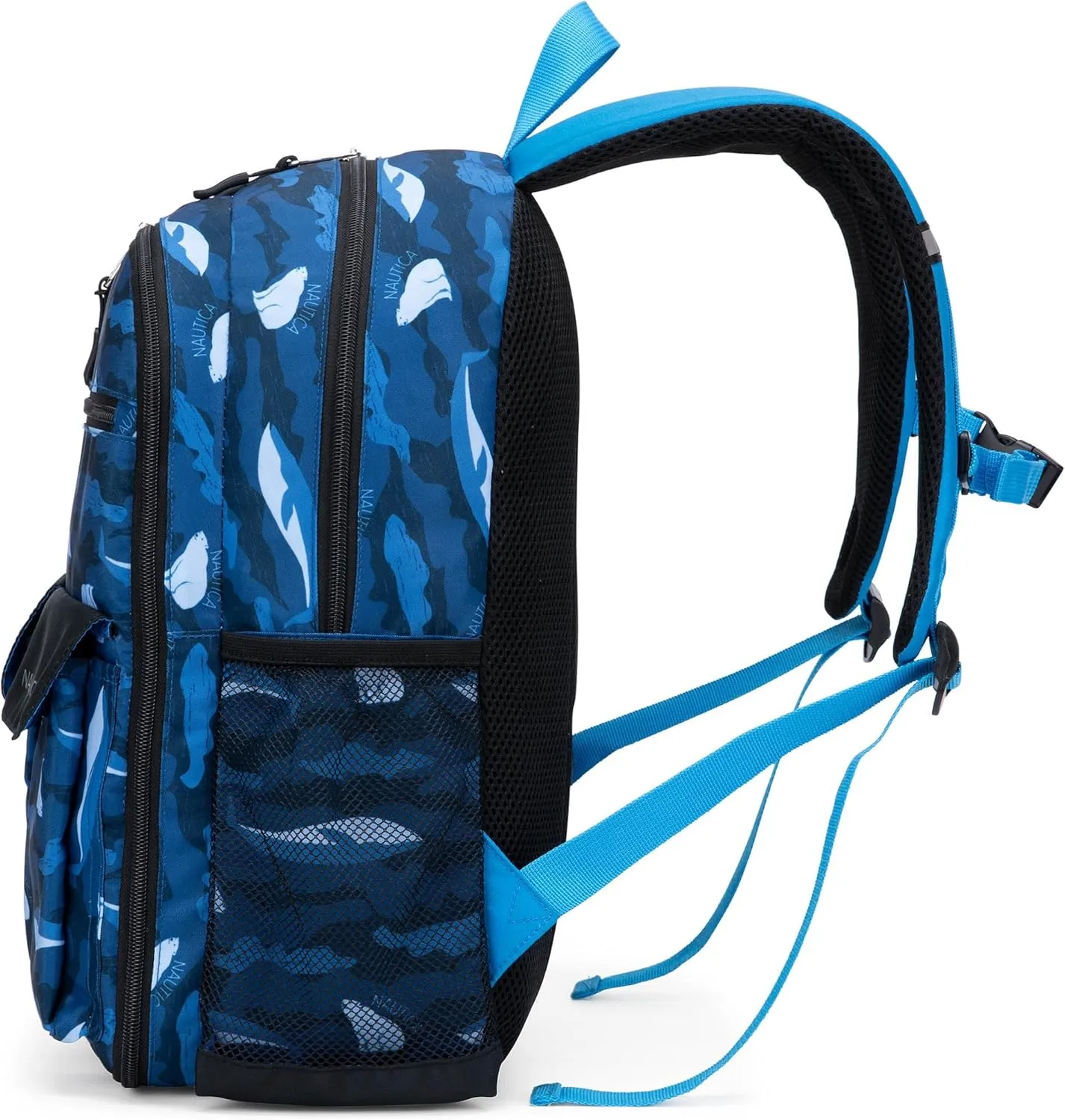 Nautica Kids Backpack for School | Kindergarten Elementary Kids Backpack | 16" Tall | Polar Camo