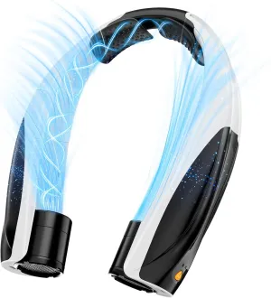 Neck Fan – 10000mAh Portable Neck Fan Rechargeable with 6 Adjustable Speeds, 360°Neck Cooler, Upgraded Long-lasting Wearable Fan for Hot Weather, Travel, Outdoor, Office, Camping, Men & Women