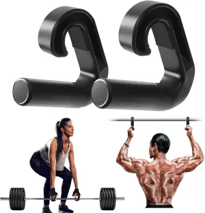 Neutral Grip Pull Up Handles - Heavy Duty Multi-Purpose Handles for Pull Ups & Deadlifts - Ergonomic Workout Handles & Exercise Machine Attachments with Premium Grips