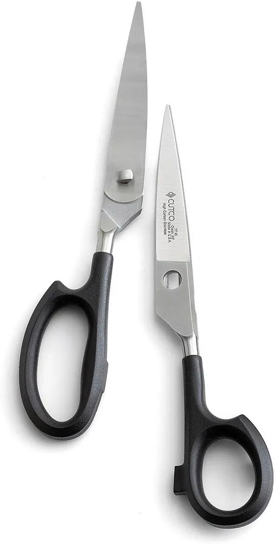 New Model 77 CUTCO Super Shears still in the box from the factory. . . . . . . . . . . . . . High Carbon Stainless blades and black handles.