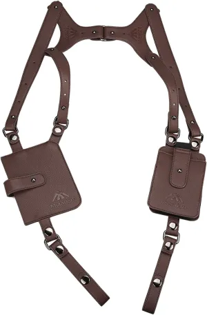 Neween Anti-Theft Hidden Underarm Strap Wallet Pocket Holster Phone Shoulder Holster Bag Double Shoulder Pouch for Men, Women