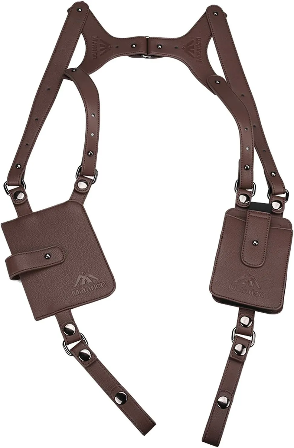 Neween Anti-Theft Hidden Underarm Strap Wallet Pocket Holster Phone Shoulder Holster Bag Double Shoulder Pouch for Men, Women