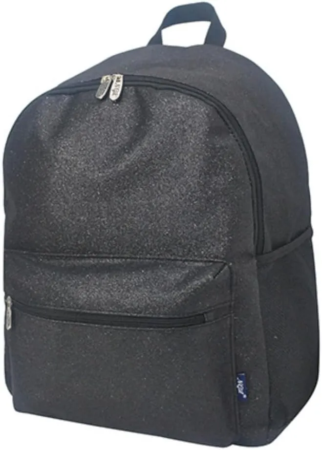 NGIL Large Glitter Cheer Backpack for Competitions, Dance, and Practice – Cheerleading Bag with Accessories Storage, Sparkle Bookbag for Cheerleaders, Coaches, and Competition Gear (Glitter-Black)