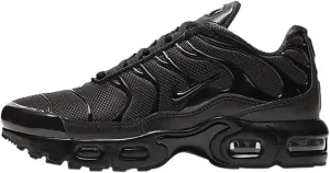 Nike Air Max Plus Little Kids' Shoes (CD0610-001, Black/Black-Black) Size 2