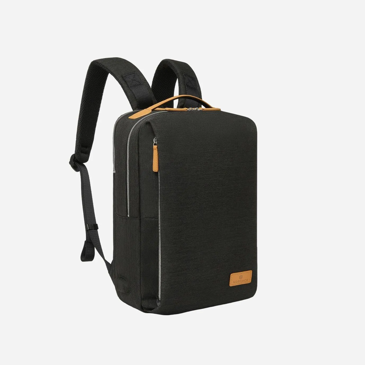 Nordace Siena Pro 13 Smart Backpack - 13.3" Laptop Backpack, 15L Daily Backpack for Travel, Everyday, or Work (Black-Brown)