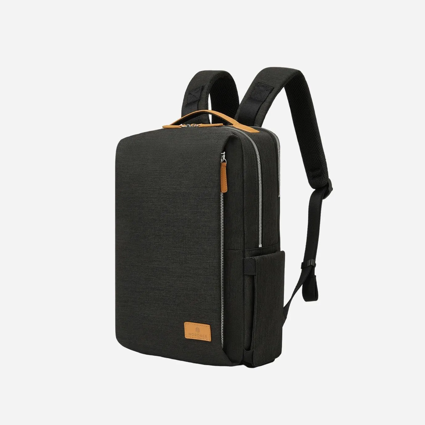 Nordace Siena Pro 13 Smart Backpack - 13.3" Laptop Backpack, 15L Daily Backpack for Travel, Everyday, or Work (Black-Brown)