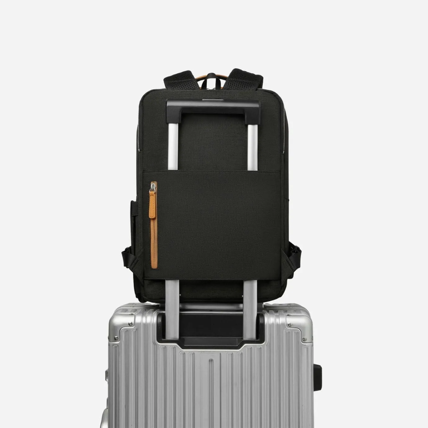 Nordace Siena Pro 13 Smart Backpack - 13.3" Laptop Backpack, 15L Daily Backpack for Travel, Everyday, or Work (Black-Brown)