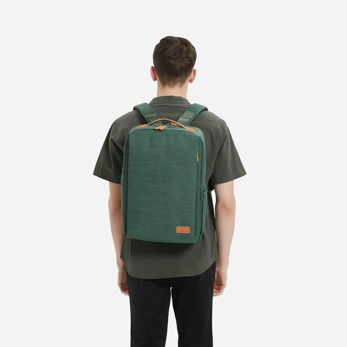 Nordace Siena Pro 15 Smart Backpack with USB Charging - 16" Laptop Backpack, 20L Daily Backpack for Travel, Everyday, or Work (Green)