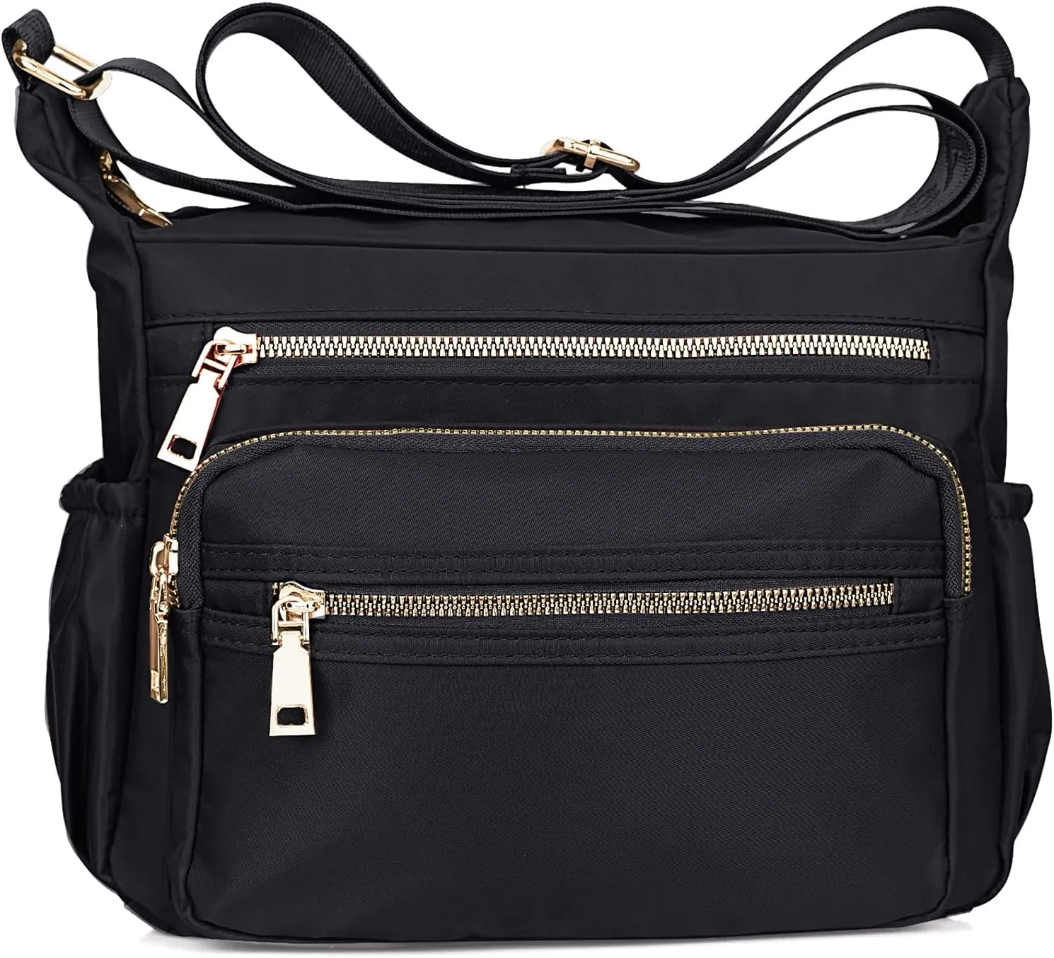 NOTAG Nylon Crossbody Bags for Women Small Waterproof Cross Body Handbag Mutilpockets Shoulder Bags Lightweight Travel Purses