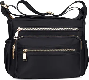 NOTAG Nylon Crossbody Bags for Women Small Waterproof Cross Body Handbag Mutilpockets Shoulder Bags Lightweight Travel Purses