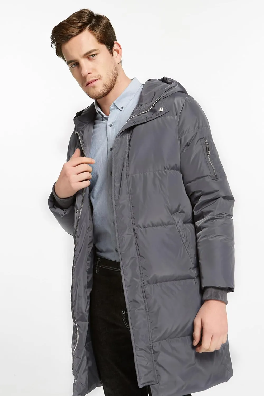 Orolay Men’s Thickened Down Jacket Winter Warm Down Coat