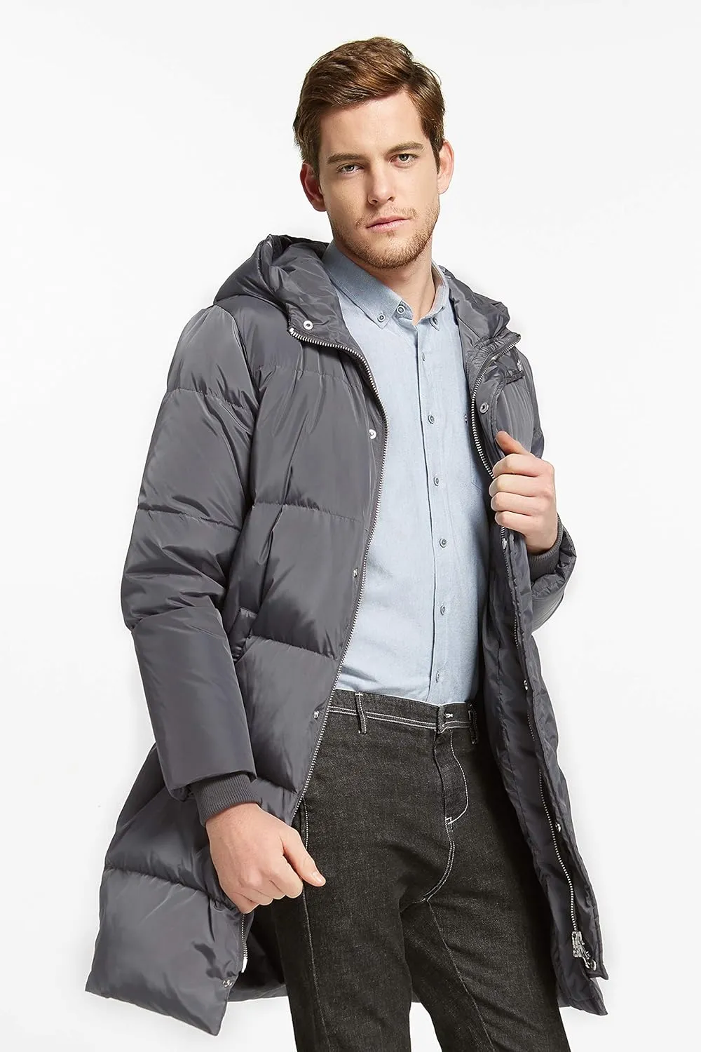 Orolay Men’s Thickened Down Jacket Winter Warm Down Coat