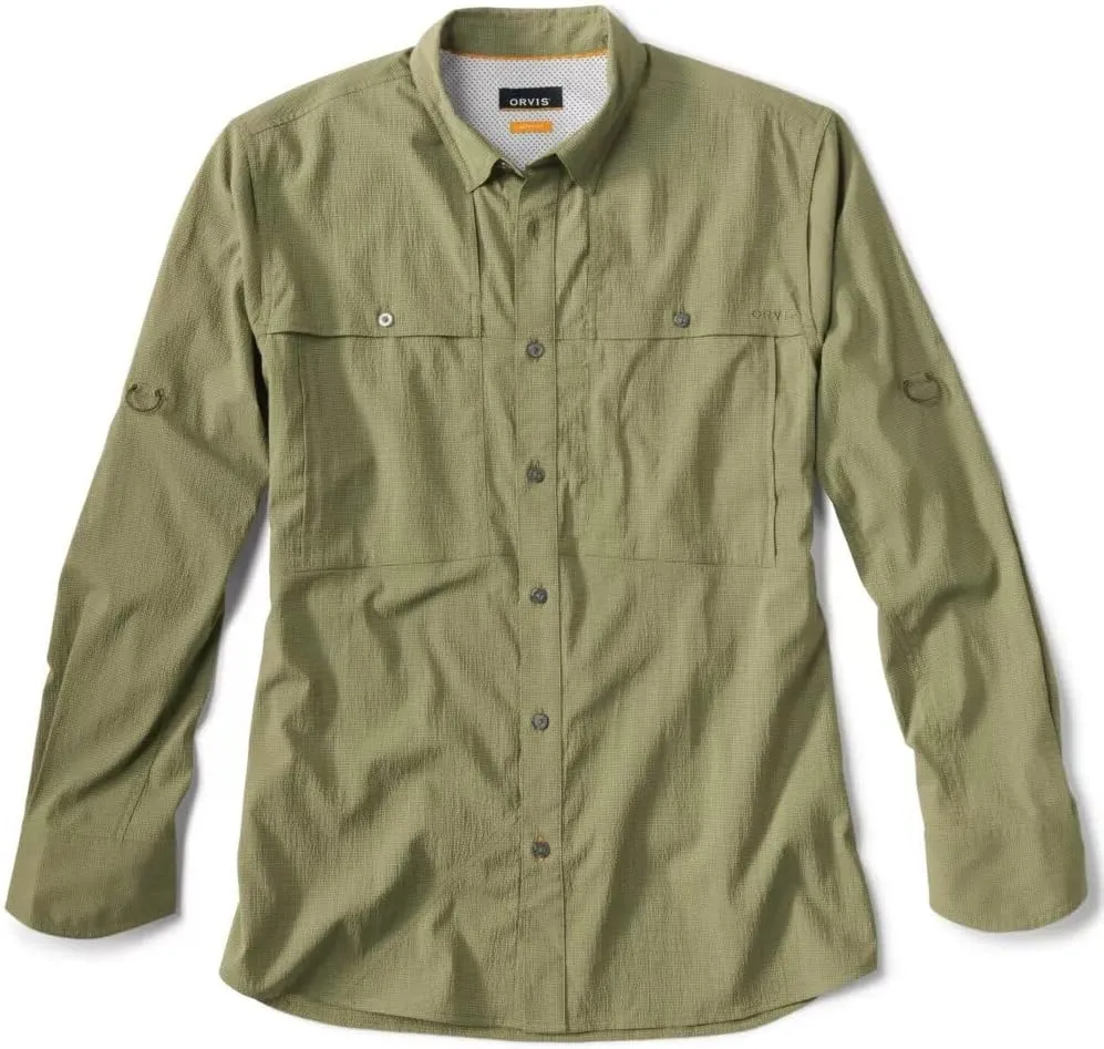 Orvis Men's Open Air Caster Long-Sleeved Shirt Solid