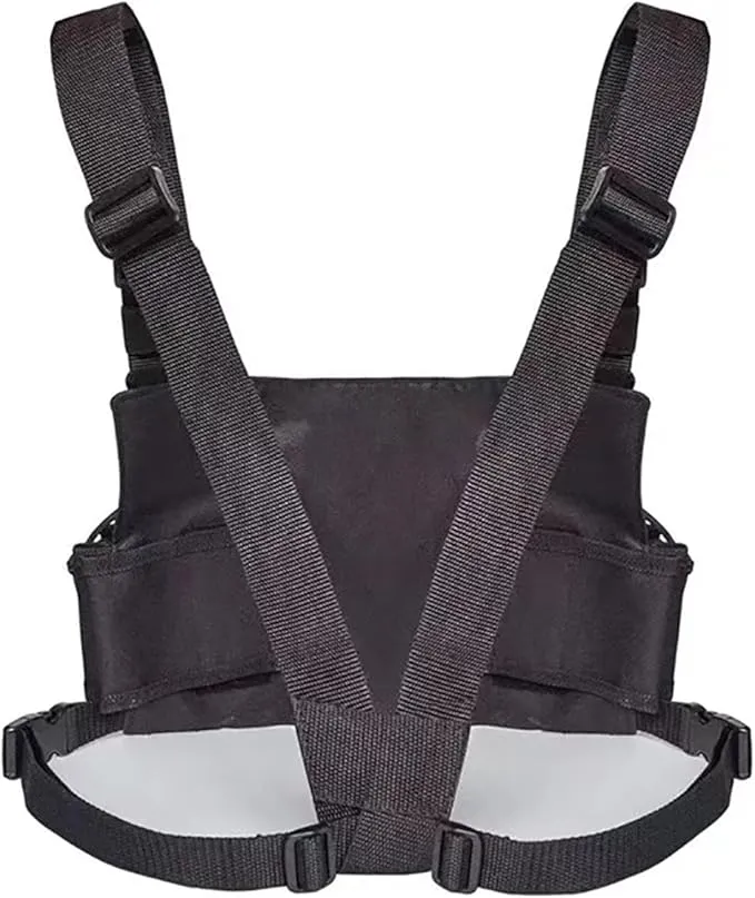 Ousawig Universal Radio Chest Harness Bag Tactical Chest Front Pack Pouch Holster Vest for Two Way Radio Walkie Talkie