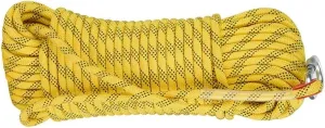 Outdoor Rescue Rope 10mm Static Rope Heavy Duty Rescue Rope Escape Utility Cord for Outdoor Survival, Mountaineering, Hauling Dragginge (Color : Yellow, Size : 10mm x 50m)