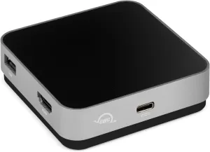 OWC Travel Dock USB C Docking Station, 4k Resolution Universal Laptop Docking Station with Charging 100W, Thunderbolt 3, HDMI 2.0, and SD Card, 5 Ports of Connectivity, Space Grey