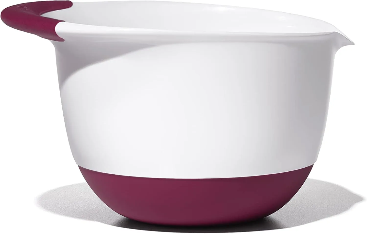 OXO Plastic Good Grips 3-Piece Mixing Bowl Set with Red/Green/Blue Handles