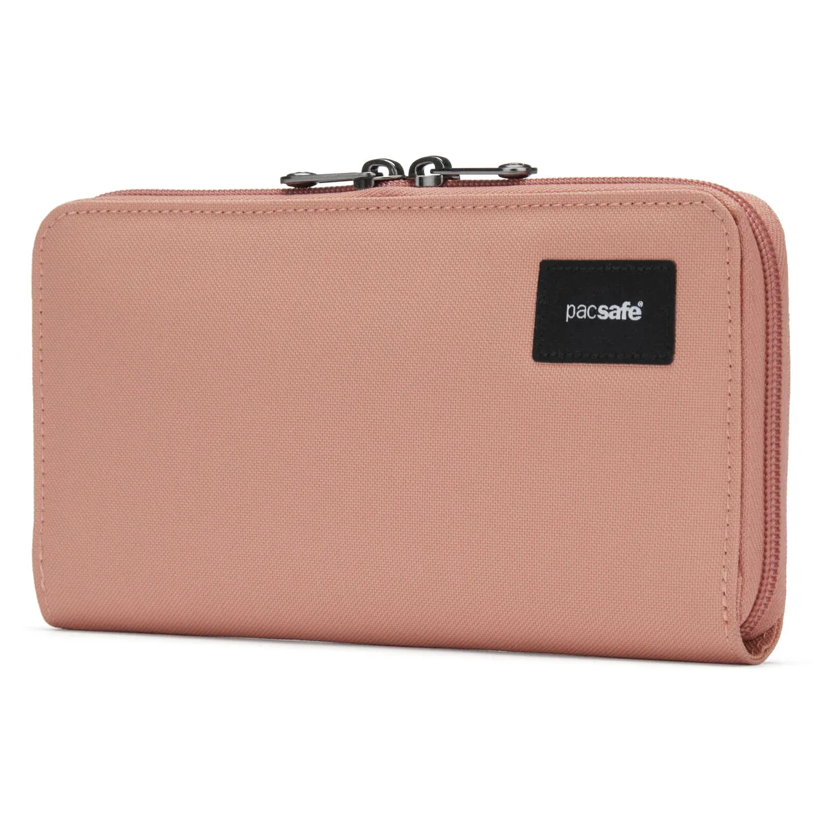 Pacsafe RFIDsafe RFID blocking Continental zip wallet 11075340 Rose
