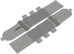 Pair of Elastic Tactical Vest Cummerbund Quick Release Mounting Strap with Magazine Pouches