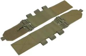 Pair of Elastic Tactical Vest Cummerbund Quick Release Mounting Strap with Magazine Pouches