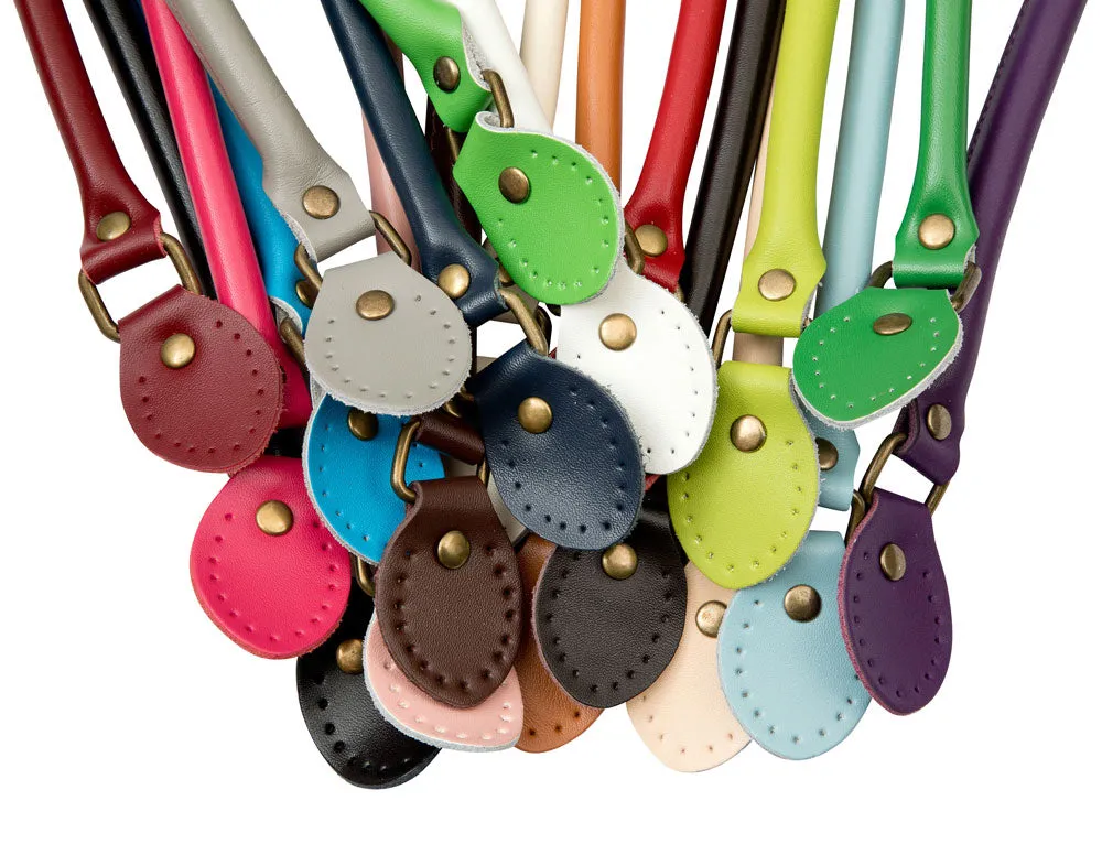 Pair of Genuine Leather Replacement Bag Handles
