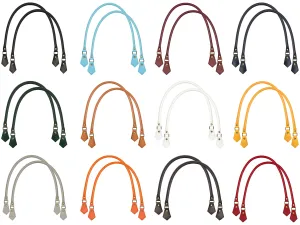 Pair of Real Leather Replacement Handbag Handles