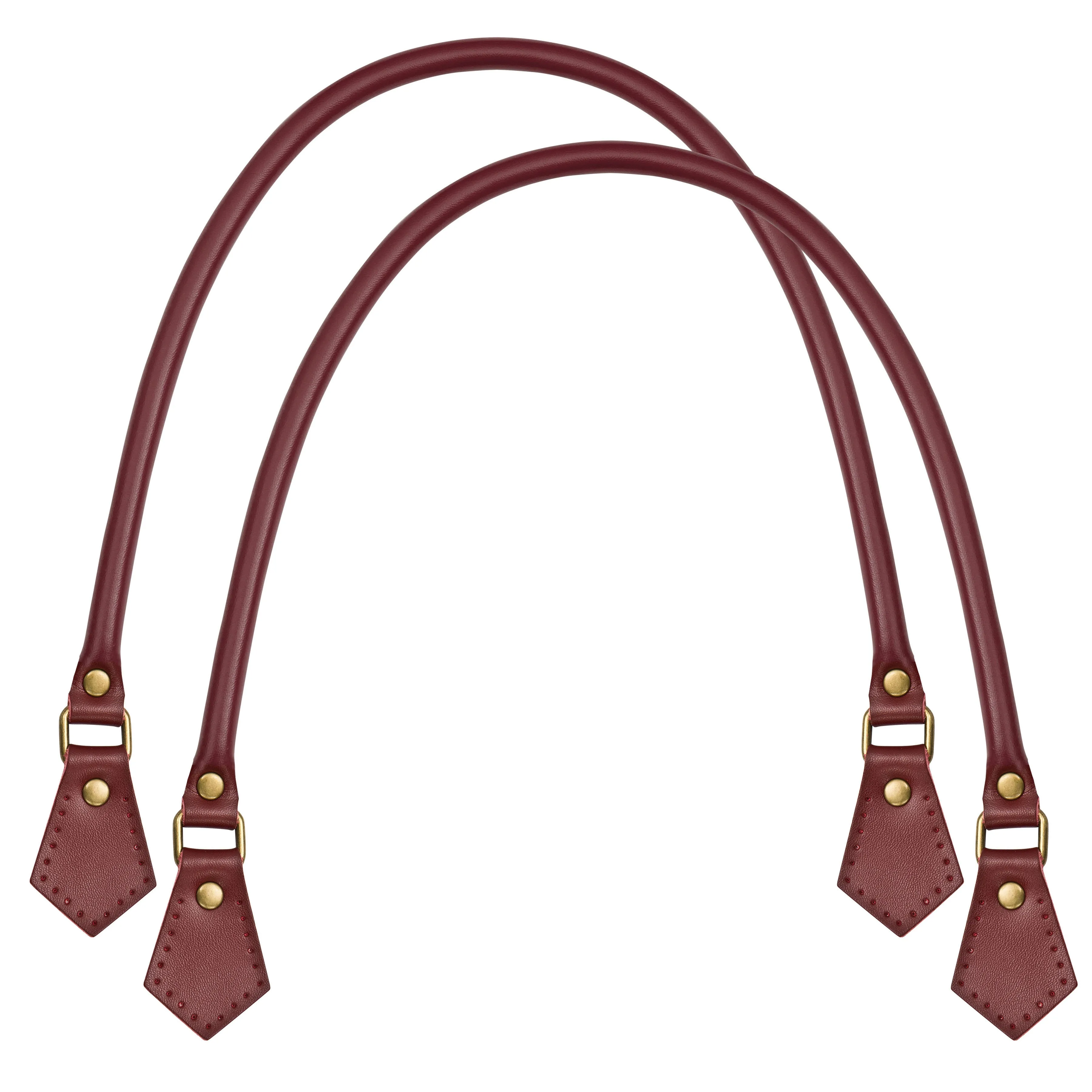 Pair of Real Leather Replacement Handbag Handles