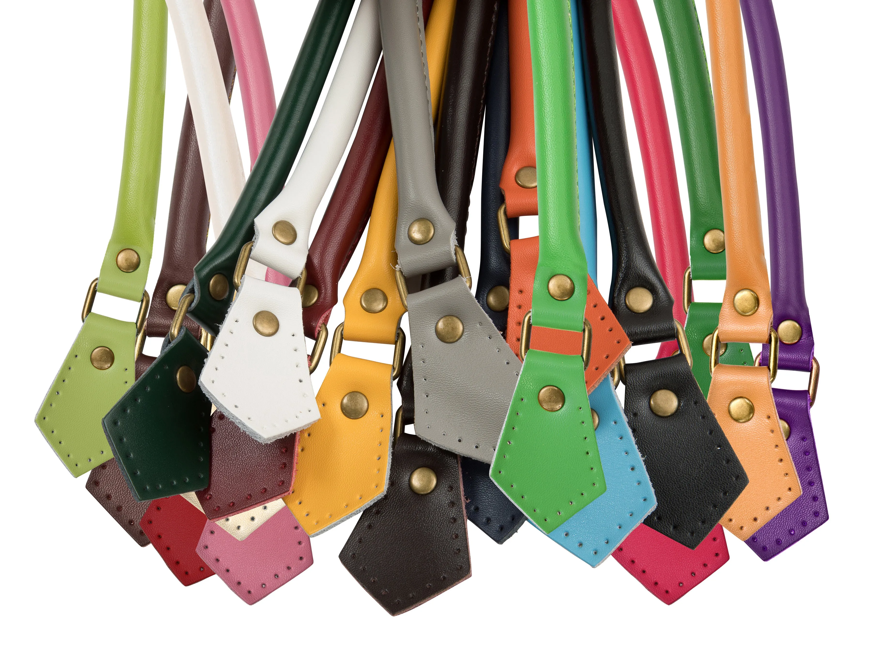 Pair of Real Leather Replacement Handbag Handles