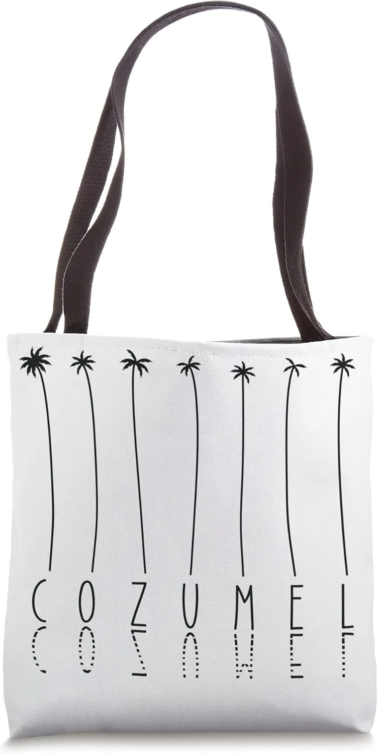 Palm Tree Vacation - Island Yucatan Peninsula Cozumel Tote Bag