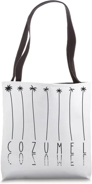 Palm Tree Vacation - Island Yucatan Peninsula Cozumel Tote Bag