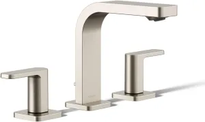 Parallel Widespread Bathroom Sink Faucet With Lever Handles