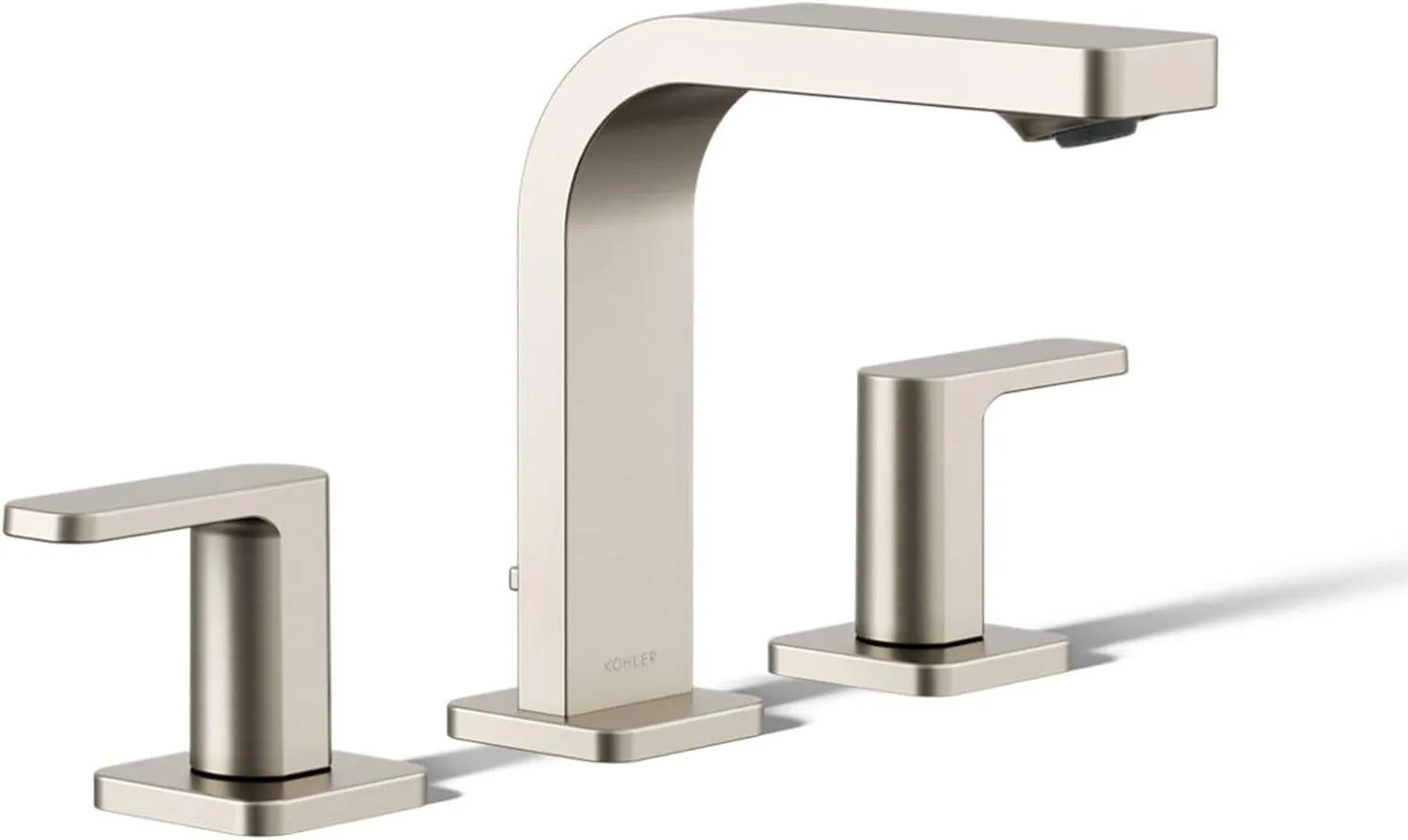 Parallel Widespread Bathroom Sink Faucet With Lever Handles